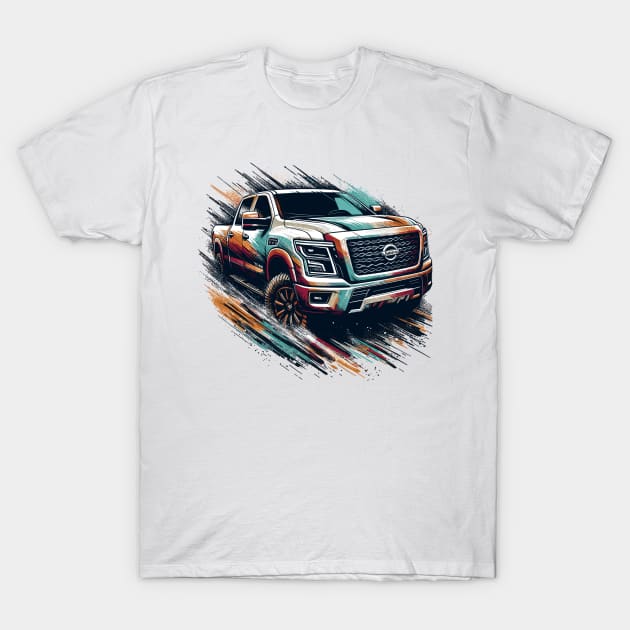 Nissan Titan T-Shirt by Vehicles-Art